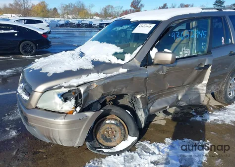 2003 Honda Pilot Ex-L z USA, uszkodzony, nr VIN 2HKYF18723H541406